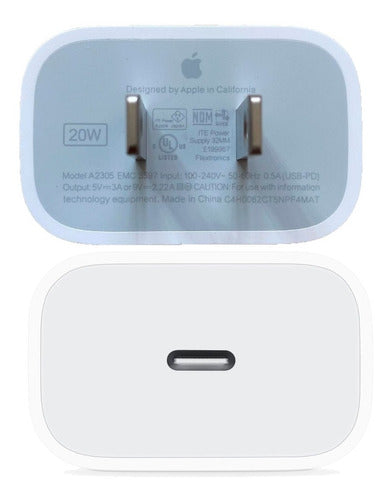 Adaptador de corriente USB-C de 20 W – Original Apple